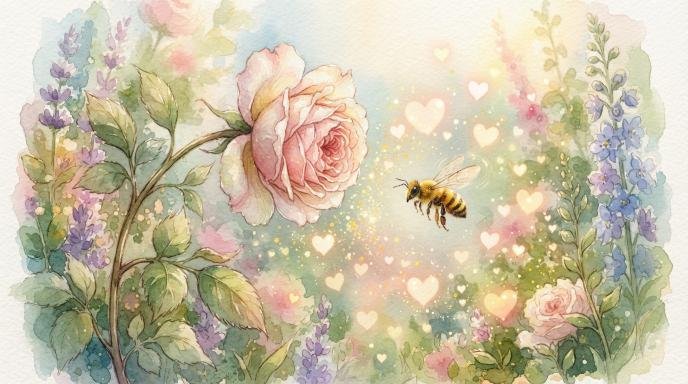 Flower and Bee Flirting Lines